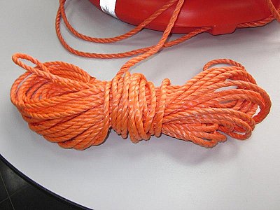 Werplijn polyethyleen oranje, ø8 mm L 30 m