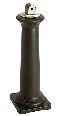 Zwarte asbak B 357mm L 357mm H 1029mm