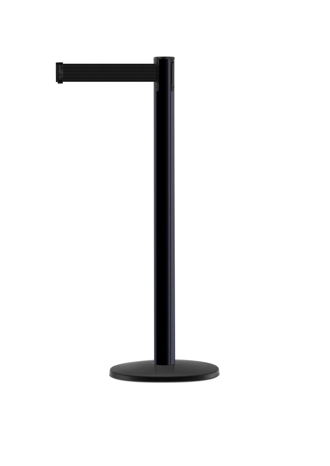 Paal in zwart satijn finish  H: 970 mm - ontvanger