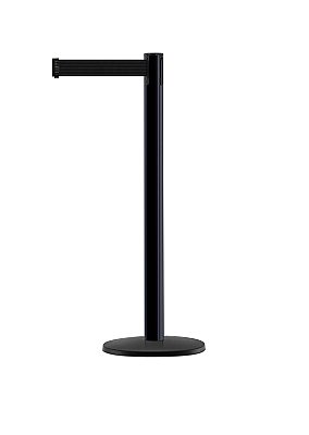 Paal in zwart satijn finish  H: 970 mm - ontvanger