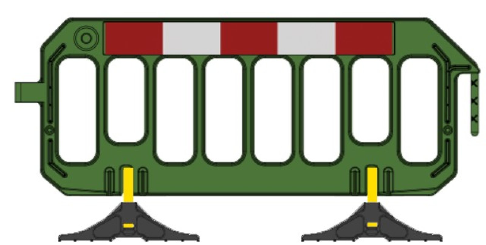 Veiligheidshekken HDPE