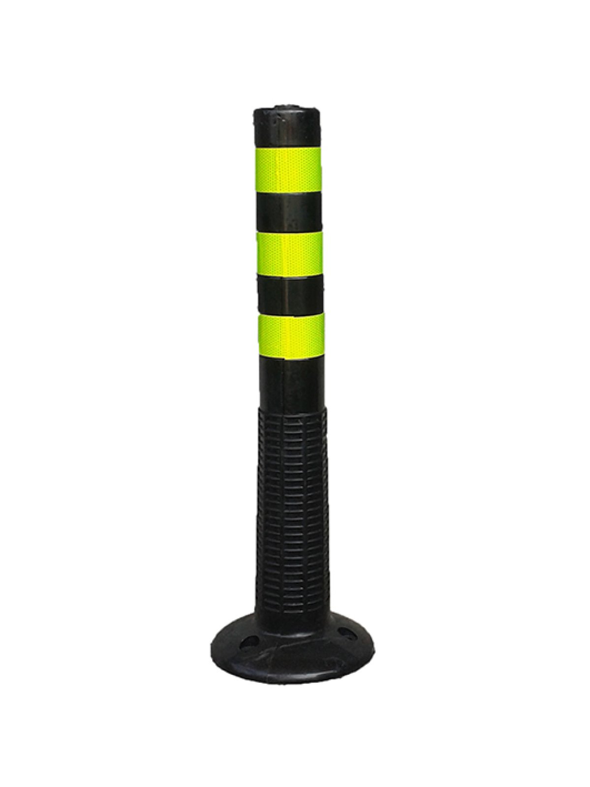 Super flexi PU paaltje in verschillende kleuren H 750 mm Ø 100 mm voorzien van KL2 reflectie