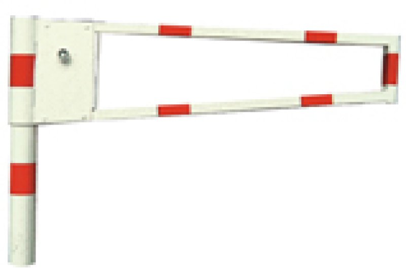 Draaipoort TRAPEZIUM met driekantslot H 1500 mm om in te betonneren in verschillende kleuren en afmetingen