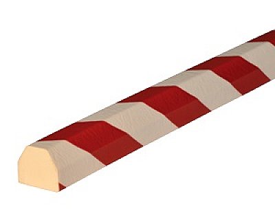 Flexibele stootband TYPE CC in polyurethaan in verschillende kleuren en lengtes