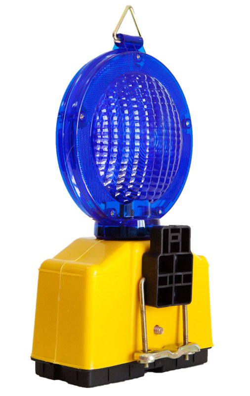 Xenon flitslamp met beugel Ø180 mm enkelzijdig met interne of externe schakelaar - GEEL