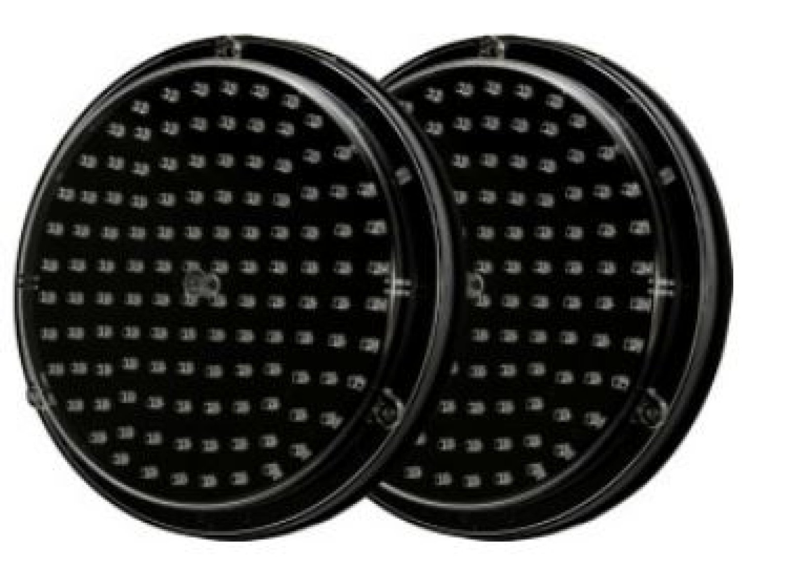 Set van 2 LED flitslampen, syncro of alternate in Ø100 of 200 mm