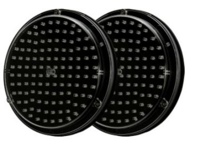Set van 2 LED flitslampen, syncro of alternate in Ø100 of 200 mm