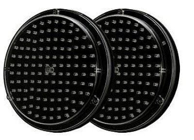 Set van 2 LED flitslampen, syncro of alternate in Ø100 of 200 mm