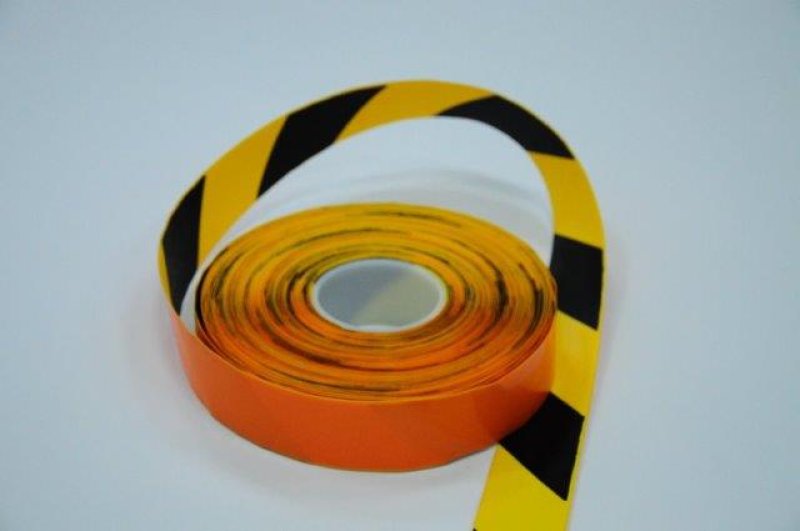 Vloermarkeringstape magazijn 30 m x 50, 75 of 100 mm