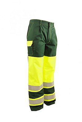 Hi-Vis werkbroek (standaard model) in verschillende kleuren en maten