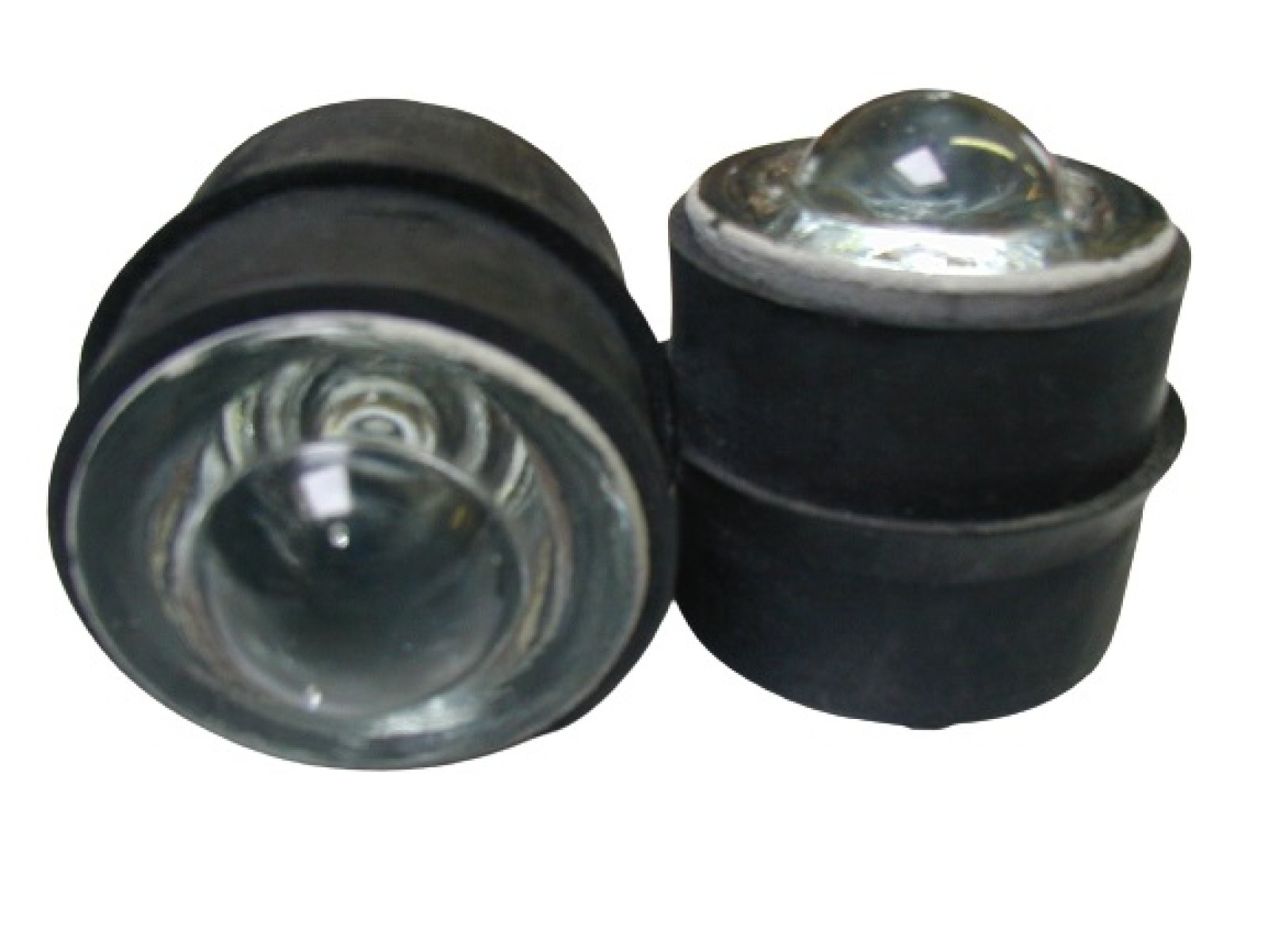 Grondreflector glas MET RUBBER - Ø5cm - H 5cm
