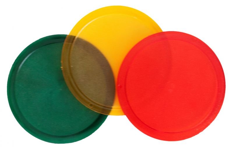 Lens handlamp geel
