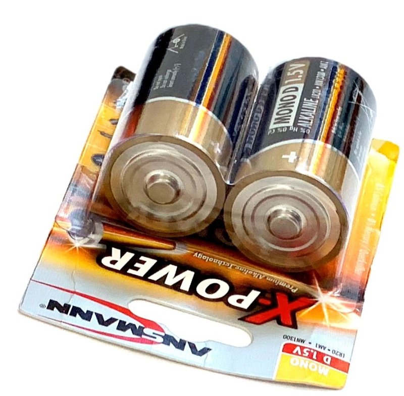 Batterijen (LR20)  D-cell set 2 stuks