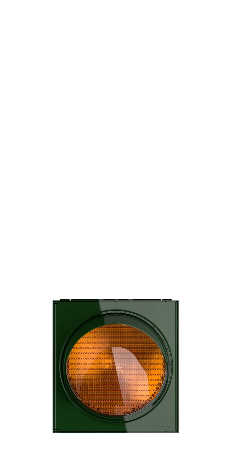 Verkeerslicht 1-delig LED Ø 200 mm ORANJE 230V