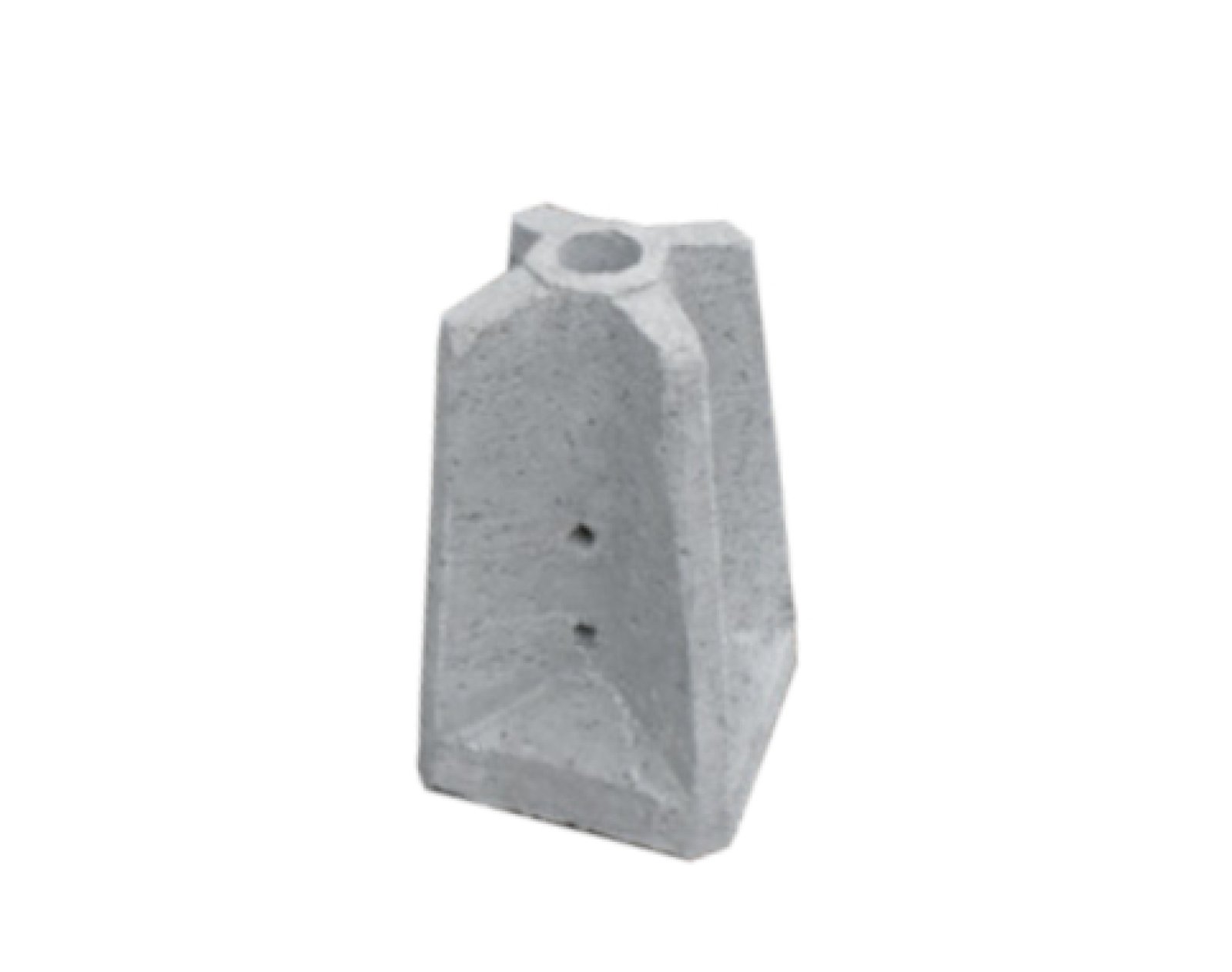 Betonnen sokkel voor paal Ø 51 mm H 470 mm