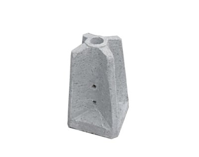 Betonnen sokkel voor paal Ø 51 mm H 470 mm