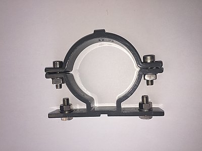 Beugel voor borden - T250 - Ø76mm grijs