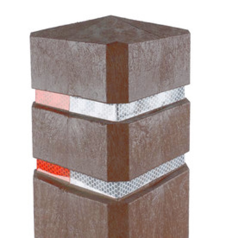Recycle diamantkoppaal H 1400 x 140 x 140 - Bruin