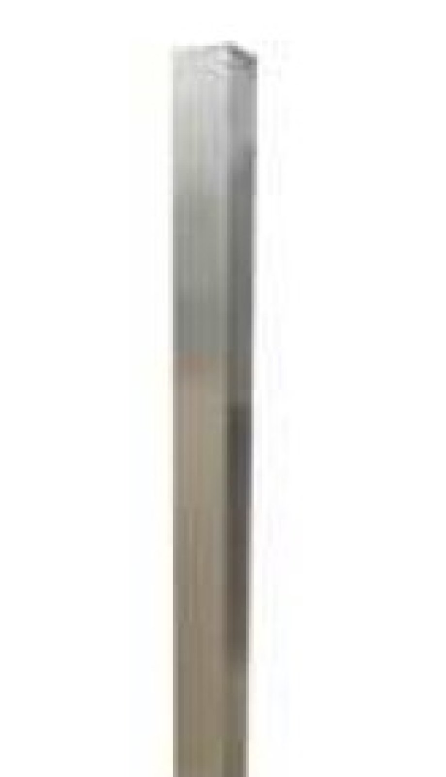 Paal galva 70 x 70 mm om in te betonneren L 1300 mm - 1 kettingoog