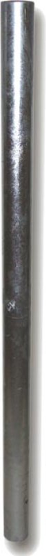 Paal galva Ø48 mm om in te betonneren L 1200 mm - 2 kettingogen