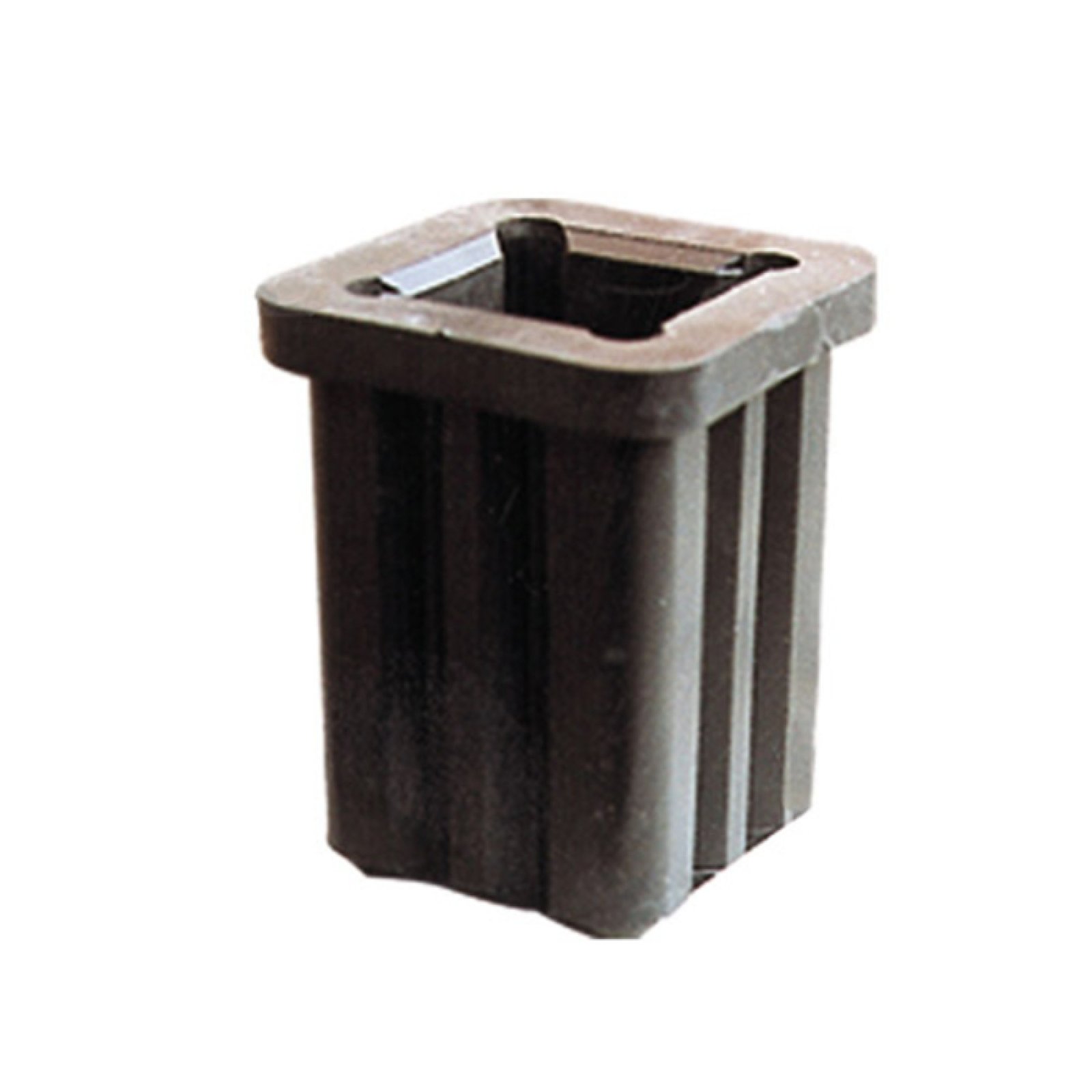Kunststof adapter 60 x 60 mm voor koker 40 x 40 mm of Ø42 mm