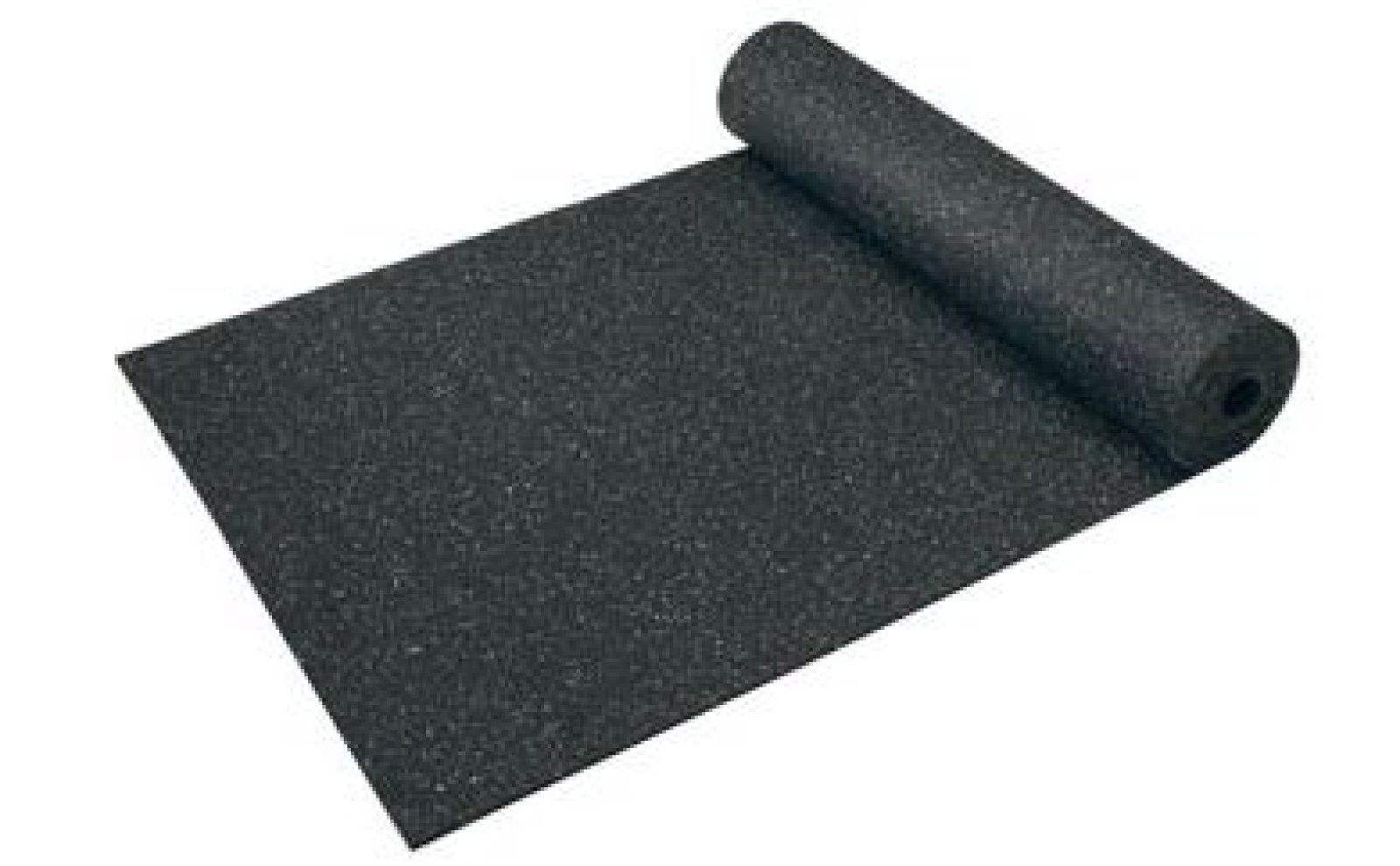 Rubber op rol  zwart 6000 x 1250 x 10 mm