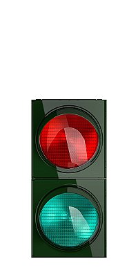 Verkeerslicht 2-delig LED Ø 300 mm - 230V