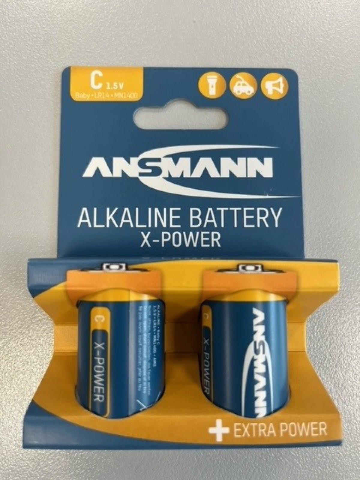 Batterijen (LR14) C-cell (twinpack 2 stuks)