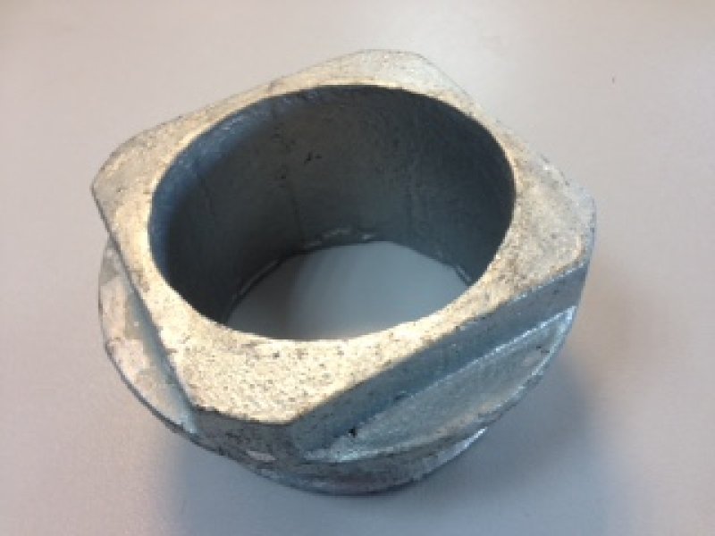 Klem moer voor bodemhuls paal Ø 48 mm - MOQ 10