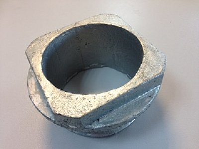 Klem moer voor bodemhuls paal Ø 76 mm