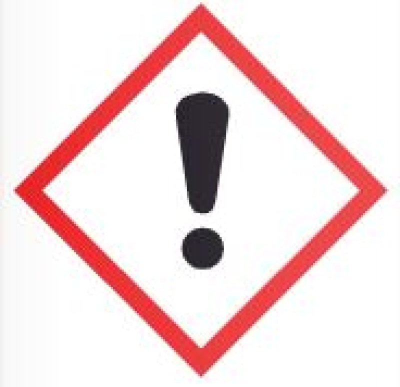 Pictogram: Gevaar irritatie bij inademen - PP - 100 x 100 mm