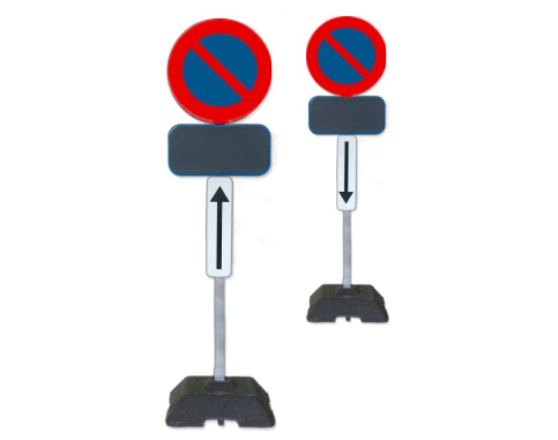 Set parkeerverbod E1 T250 (inclusief 2 sokkels 9kg)