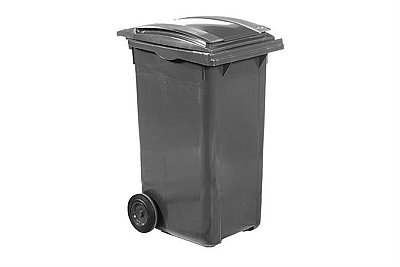 Afvalcontainer 240L l 580 x 725 x 1075 mm - ZWART