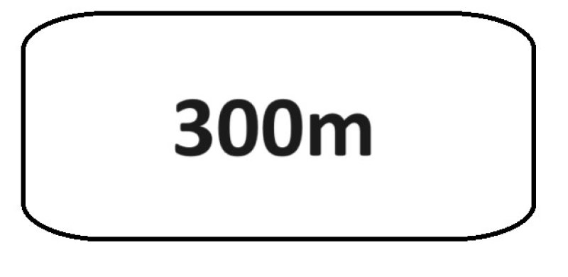 Bord T2000 700 x 200 mm 300 m