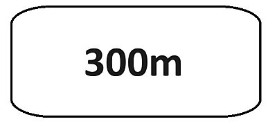 Bord T2000 700 x 200 mm 300 m