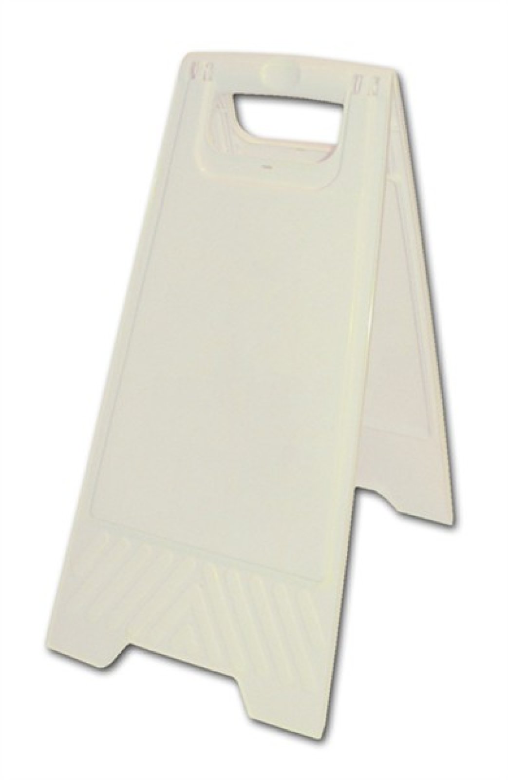Waarschuwingsbord - wit - recto/verso (blanco)