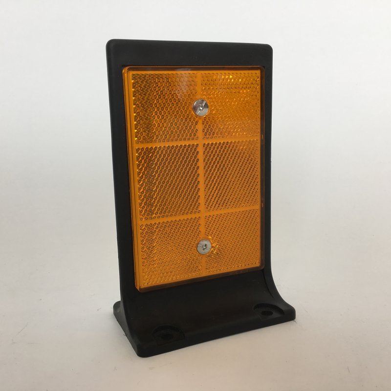 2 zijdige flexible reflector voor separateur oranje/wit 80x120x4mm