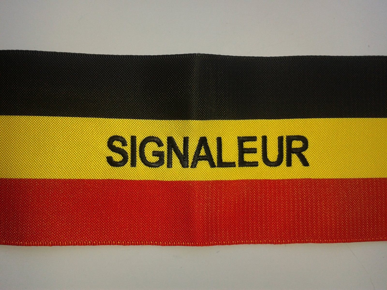 Armband driekleur SIGNALEUR velcro