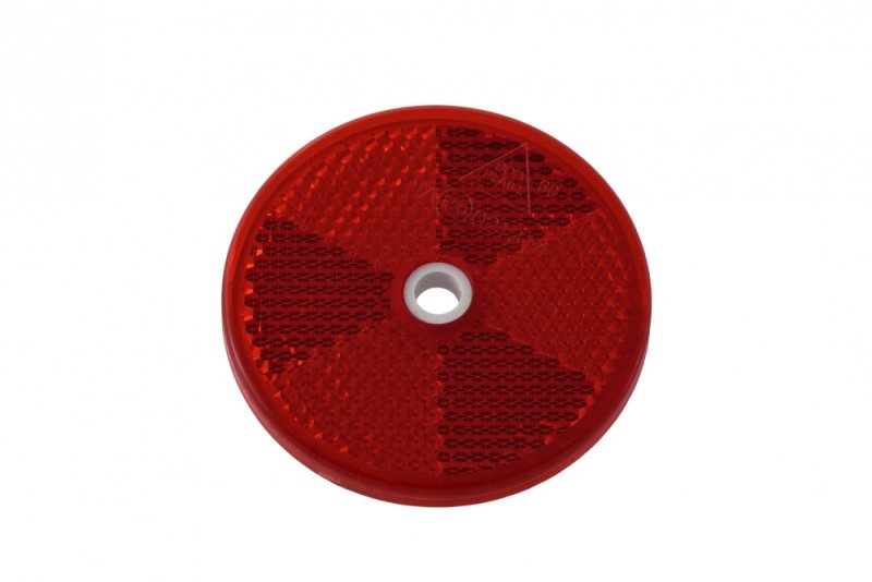 Reflector Ø 60 mm rood