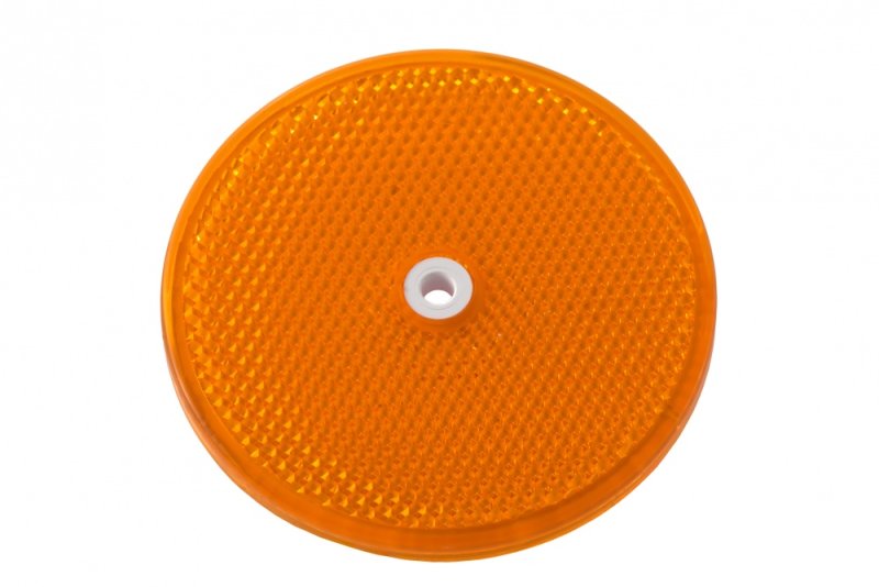 Reflector Ø 76 mm oranje