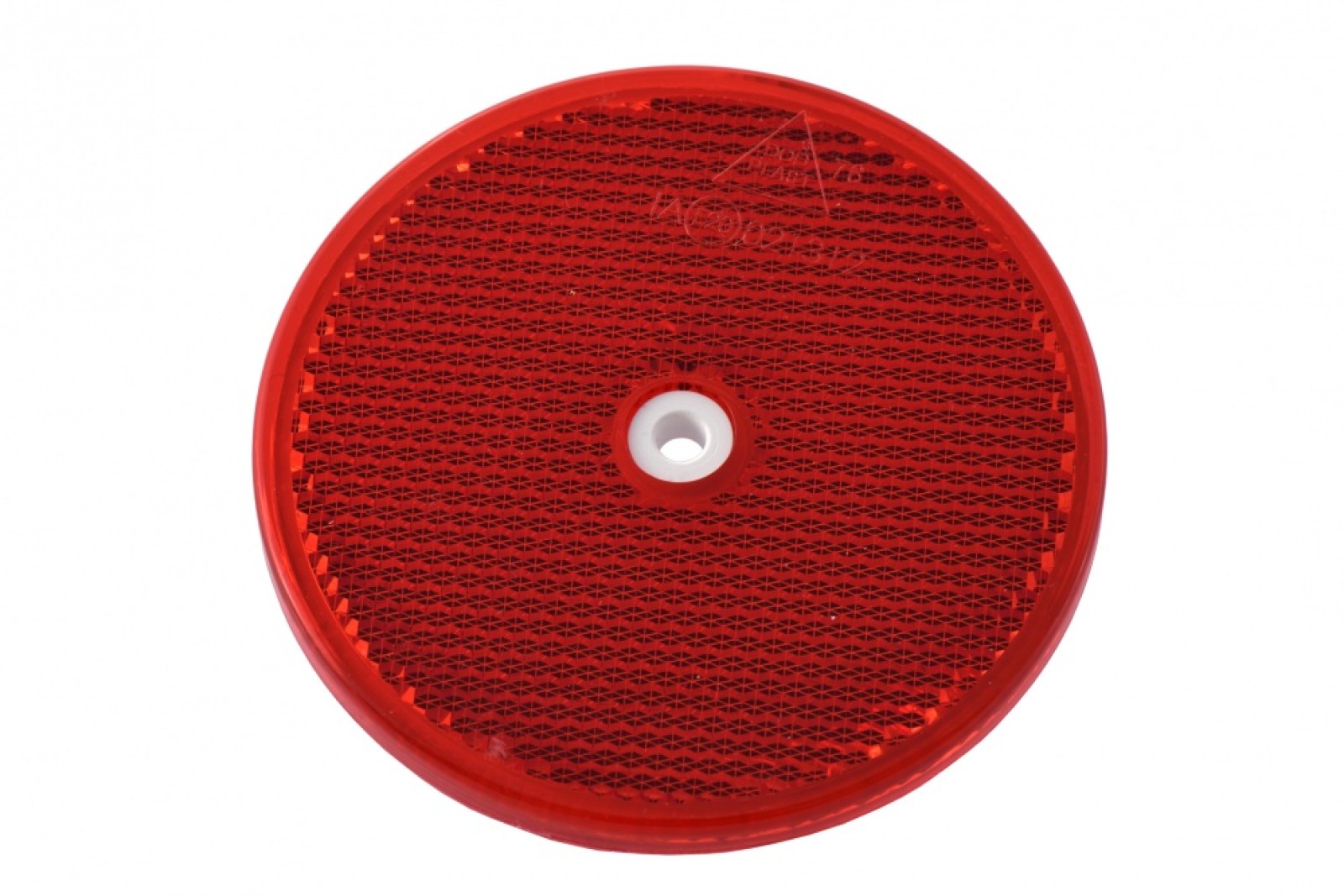 Reflector Ø 76 mm rood