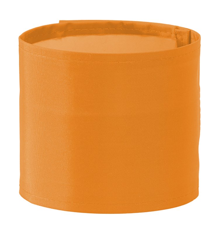 Armband oranje - velcro - 450 x 100 mm - S/M