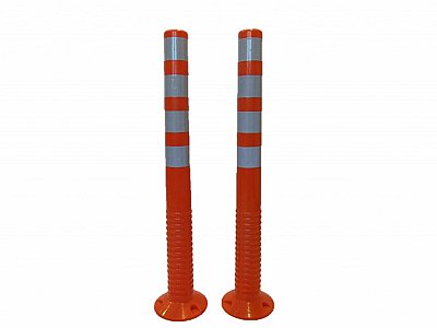 Super Flexi plooibaken oranje 1000 x ø80 mm - 4 refl folie KL2