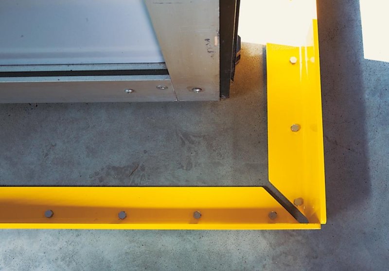 Stootrand L-shape L 1200 mm - GEEL 100x150x10mm