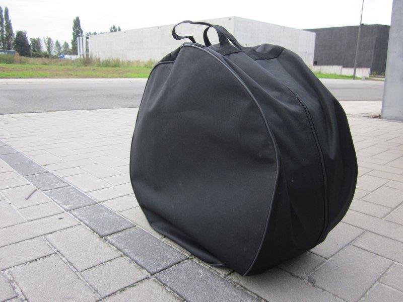 Draagtas voor oprolbare verkeersdrempel -  L 3000 mm x B 220 mm x H 50 mm