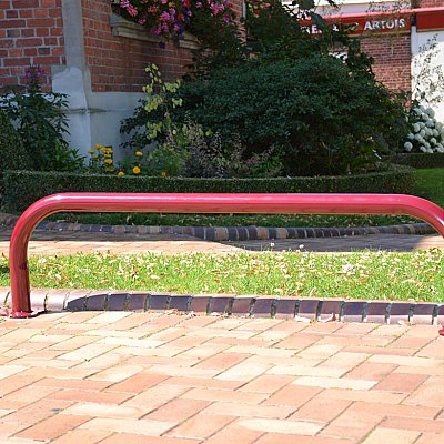 Parkeerbeugel voor motor -  L 2.000 mm x H 400 mm - ZWART