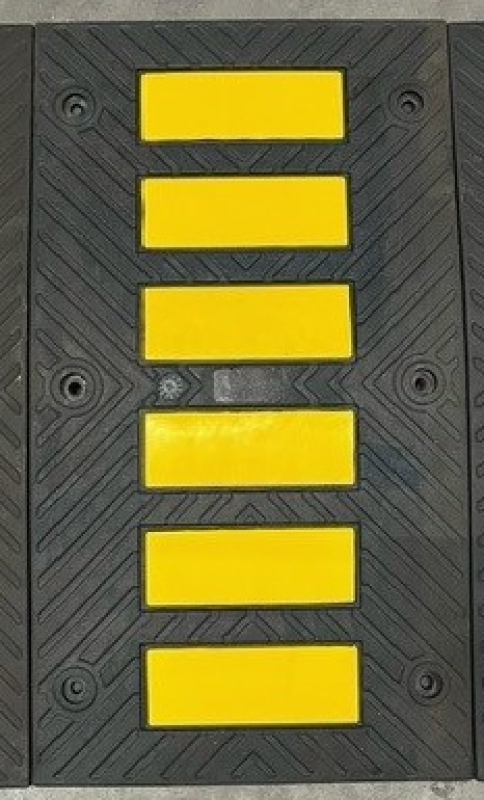 Safety Rider Geel 900 x 500 x 50 mm in gevulkaniseerde rubber