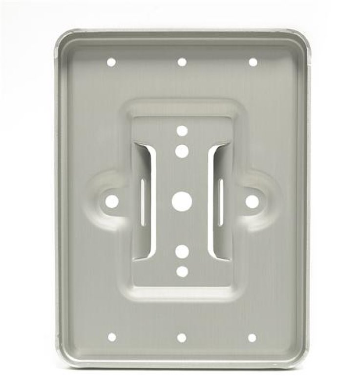 Aluminium achterplaat voor bevestiging hydrantenbord 250 x 200