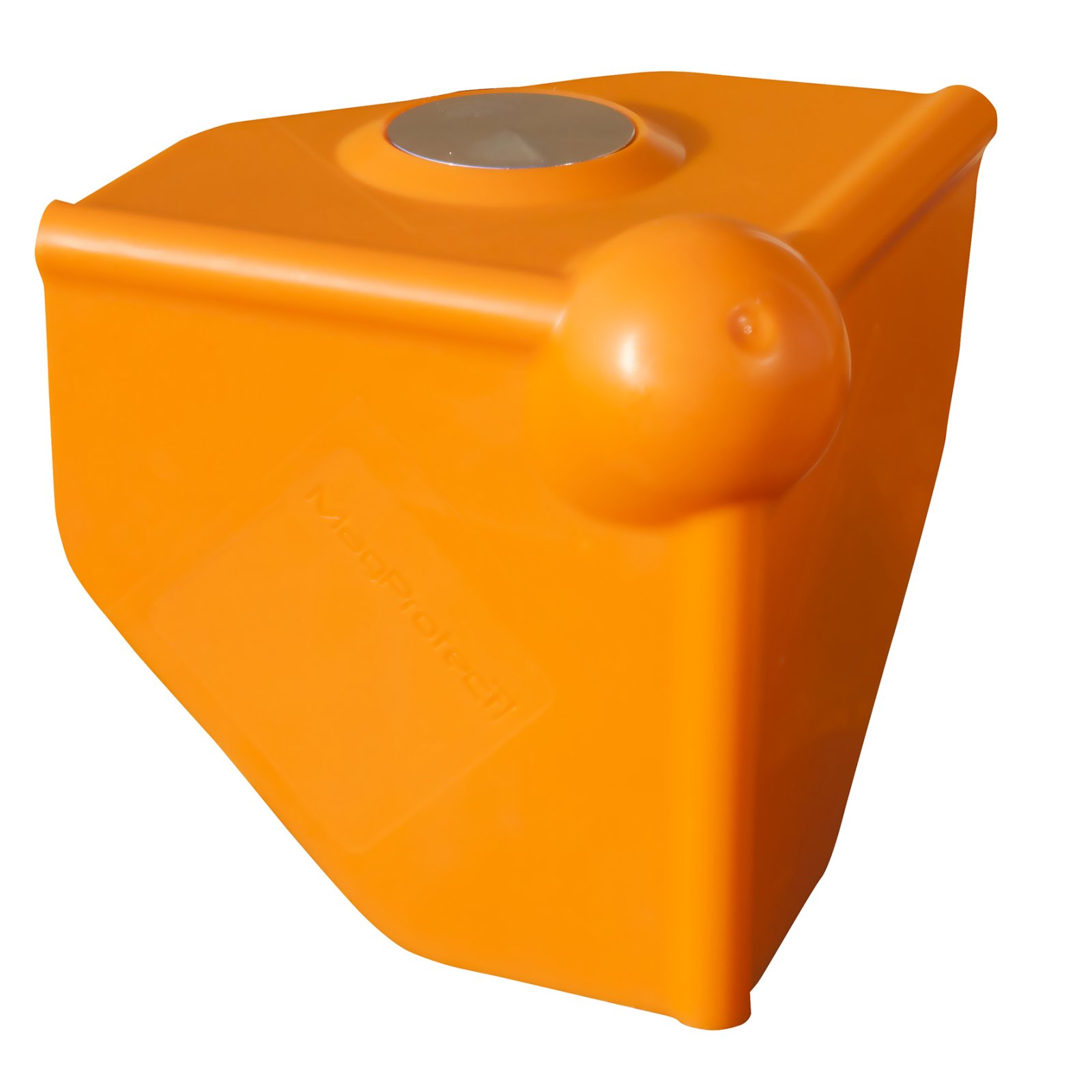 Hoekbeschermer oranje met magneet <65 kg - 150x150x150 mm - (MOQ 10)