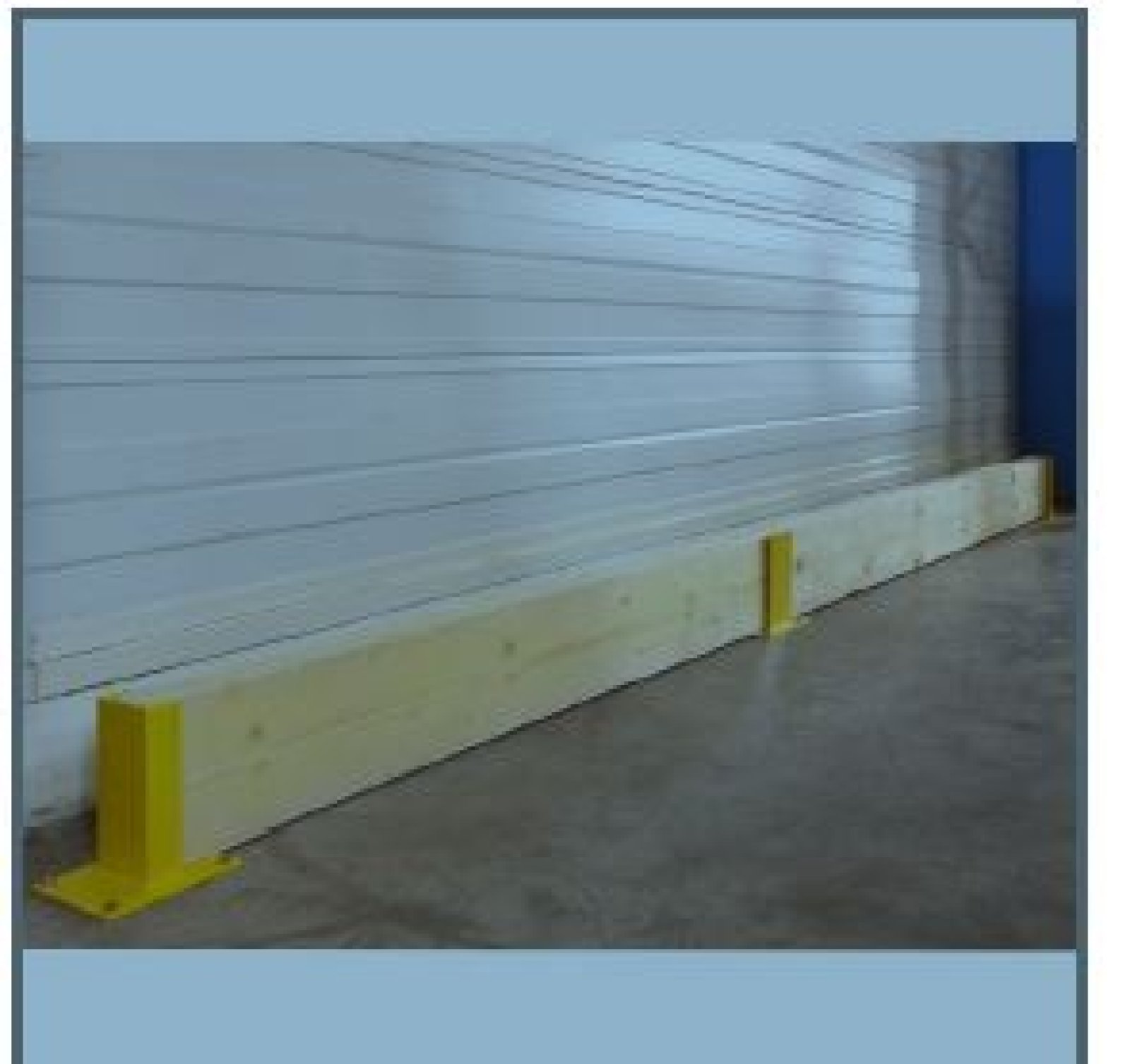 Rack protector - 3 sides - Yellow - Dimensions: 150 x 200 x 236 mm for 1 logs (Logs excluded)